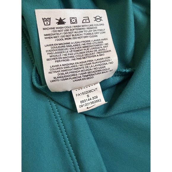 Nike Dri-Fit Stay Cool Pure Tennis Tank Top Teal Women's Size Small - Picture 7 of 9